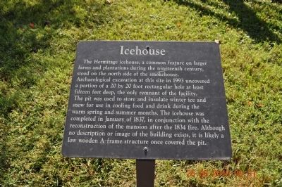 Icehouse Marker. Click for full size. Icehouse Marker image. Click for full size.