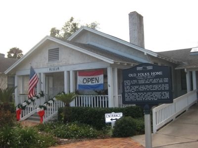 Old Folks Home Marker. Click for full size. Old Folks Home Marker image. Click for full size.