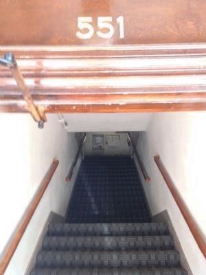 Stairway to the Second Floor. Click for full size. Stairway to the Second Floor image. Click for full size.