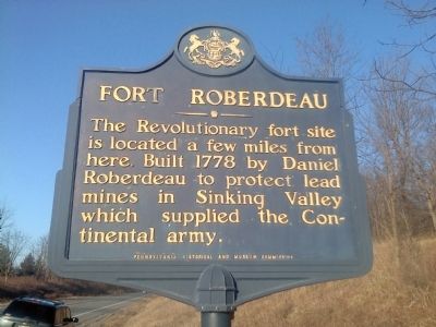 Fort Roberdeau Marker image. Click for full size.