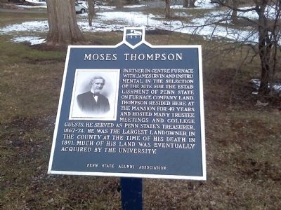 Moses Thompson Marker image. Click for full size.