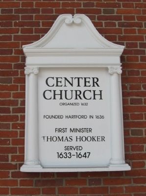 Center Church Marker. Click for full size. Center Church Marker image. Click for full size.