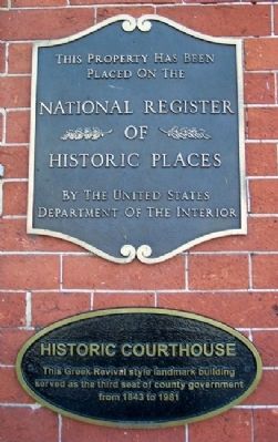 Historic Courthouse Marker image. Click for full size.