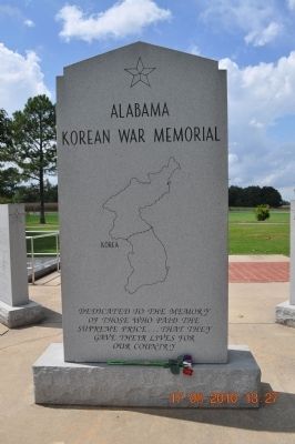 Alabama Korean War Memorial Marker image. Click for full size.