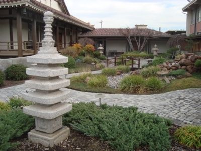 Garden next to the Buddhist Temple image. Click for full size.