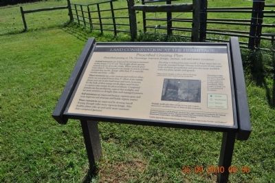 Land Conservation at The Hermitage Marker image. Click for full size.