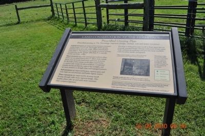 Land Conservation at The Hermitage Marker. Click for full size. Land Conservation at The Hermitage Marker image. Click for full size.