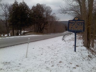 Portage Railroad Marker image. Click for full size.