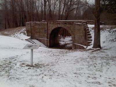 The Old Portage Rail Road Skew Arch Bridge image. Click for full size.