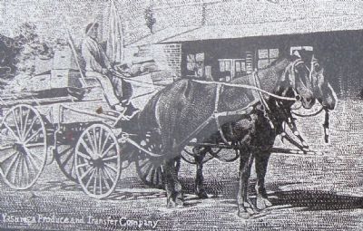 Detail from the Yasunaga Produce and Transfer Company Marker image. Click for full size.