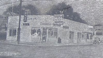 Detain from the Jackson Drugs Marker image. Click for full size.