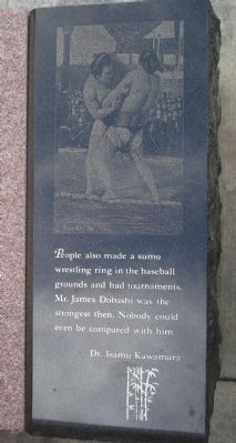 Sumo Ring Site Marker. Click for full size. Sumo Ring Site Marker image. Click for full size.