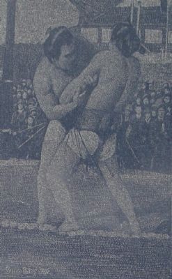 Detail from the Sumo Ring Site Marker image. Click for full size.