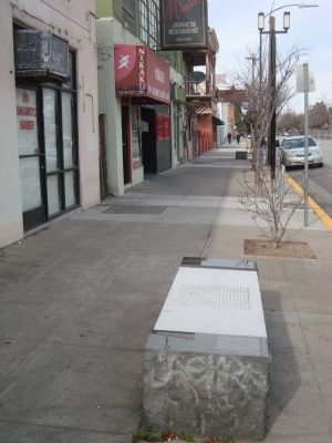 Old Japantown Garage Marker. Click for full size. Old Japantown Garage Marker image. Click for full size.
