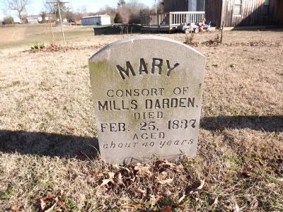 Mary Darden Grave Marker image. Click for full size.