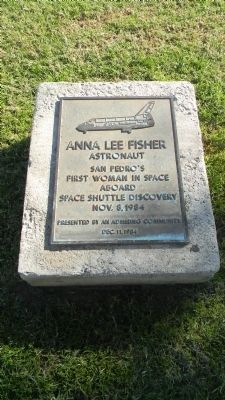 Anna Lee Fisher - Astronaut Marker image. Click for full size.