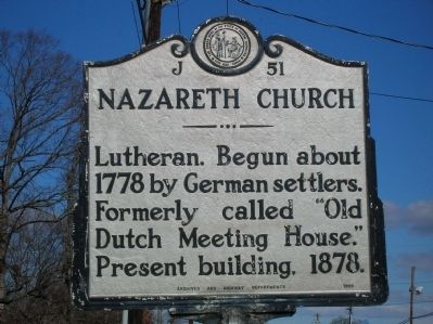 Nazareth Church Marker image. Click for full size.