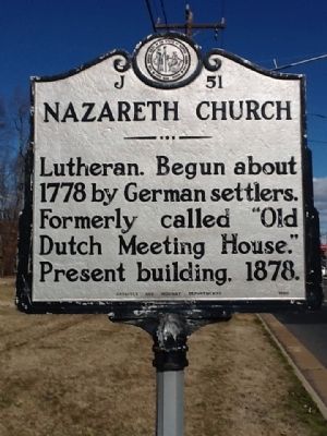 Nazareth Church Marker image. Click for full size.