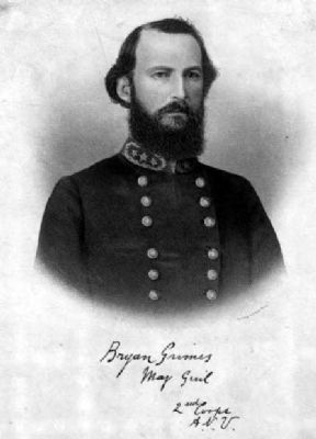 Portrait of Major General Bryan Grimes. Click for full size. Portrait of Major General Bryan Grimes image. Click for full size.