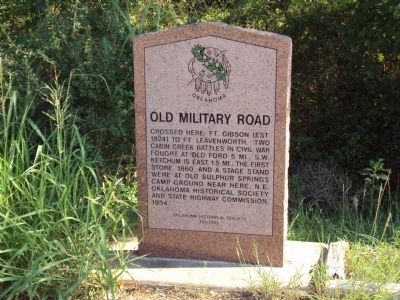 Old Military Road Marker image. Click for full size.