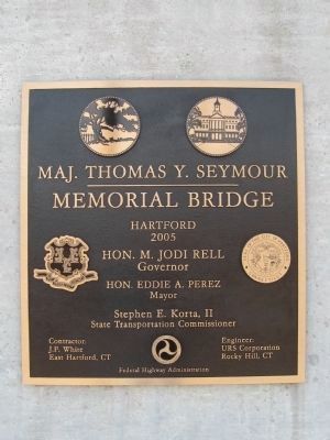 Maj. Thomas Y. Seymour Memorial Bridge Marker image. Click for full size.