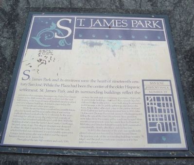 St. James Park Marker image. Click for full size.
