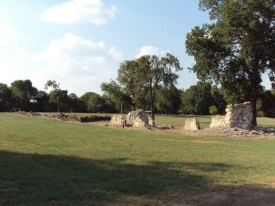 Fort Towson ruins image. Click for full size.
