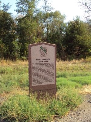 Fort Towson Landing Marker image. Click for full size.