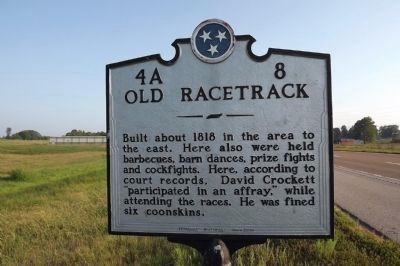 Old Racetrack Marker image. Click for full size.