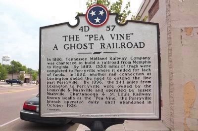 The "Pea Vine" Marker (looking south) image. Click for full size.