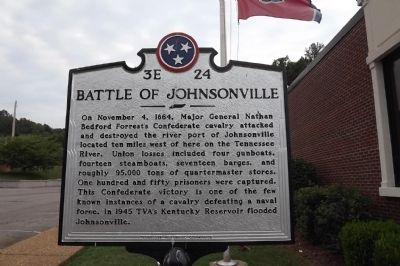 Battle of Johnsonville Marker image. Click for full size.