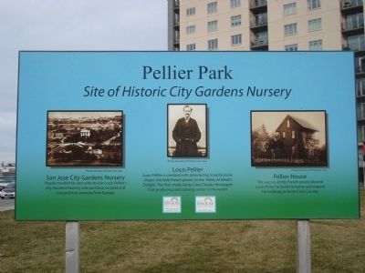 Pellier Park Temporary Marker. Click for full size. Pellier Park Temporary Marker image. Click for full size.