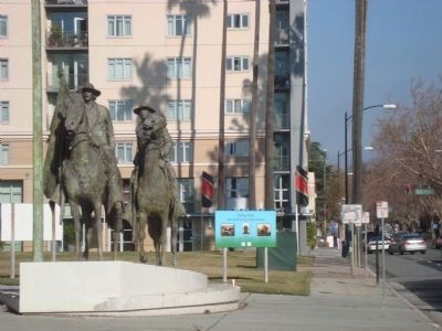 Captain Thomas Fallon Statue in Pellier Park image. Click for full size.