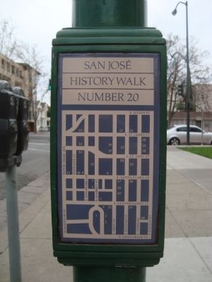 Diagram of the San Jose History Walk image. Click for full size.