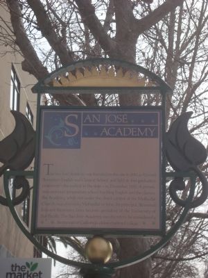 San Jos Academy Marker image. Click for full size.