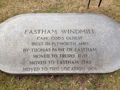 Eastham Windmill Marker image. Click for full size.