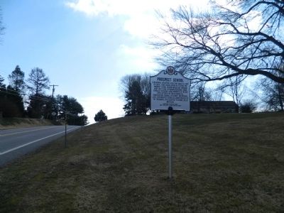Prospect School Marker. Click for full size. Prospect School Marker image. Click for full size.