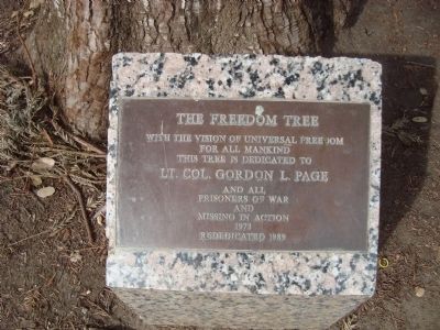 The Freedom Tree Marker image. Click for full size.