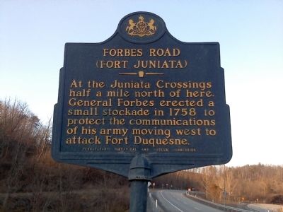 Forbes Road Marker image. Click for full size.
