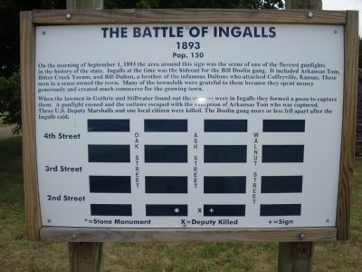 The Battle of Ingalls Marker image. Click for full size.