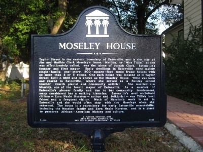 Moseley House Marker image. Click for full size.