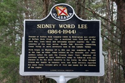 Sidney Word Lee Marker image. Click for full size.