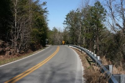 Highway 25 acending Double Oak Mountain on the Coosa Valley side of the mountain. image. Click for full size.