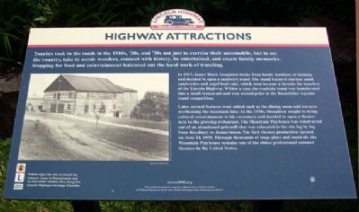 Highway Attractions Marker image. Click for full size.