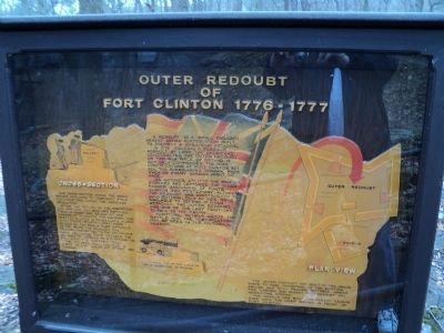 Outer Redoubt of Fort Clinton Marker image. Click for full size.
