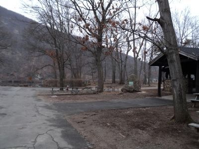 Marker in Bear Mountain State Park. Click for full size. Marker in Bear Mountain State Park image. Click for full size.