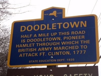 Doodletown Marker. Click for full size. Doodletown Marker image. Click for full size.