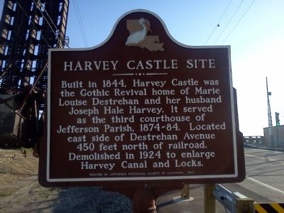 Harvey Castle Site Marker image. Click for full size.