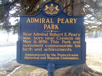 Admiral Peary Park Marker image. Click for full size.