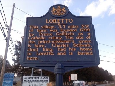 Loretto Marker image. Click for full size.
